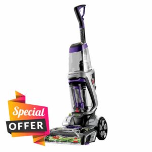BISSELL ProHeat 2X Revolution Pet Pro Carpet Cleaner | Outcleans Leading Rental | HeatWave Technology* | Carpets Dry in 30 Mins** | CleanShot Pre-Treater & Pet Hair Removal Tool | 20666 | Grey/Purple