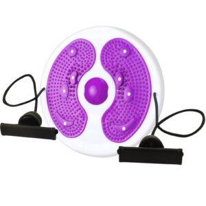 Twist Waist Disc Waist Whisper - Waist Twister with Drawstring Massage Foot Sole