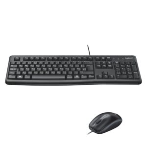Logitech MK120 Wired Keyboard and Mouse Combo for Windows