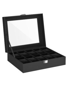 SONGMICS Watch Box with 10 Slots