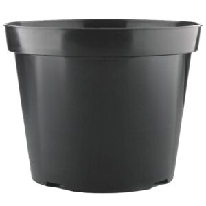 3 x 15L Easy Release Black Plastic Plant Pots