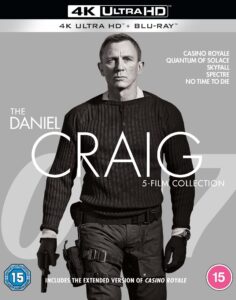 Daniel Craig 5-Film Collection [4K Ultra HD] [2021] [Blu-ray] [Region Free]