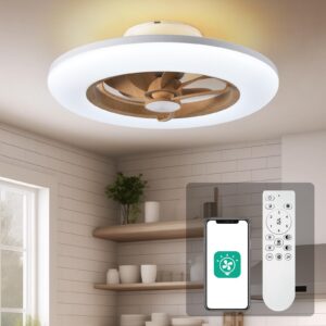 CHANFOK Ceiling Fan with Light (Wood)