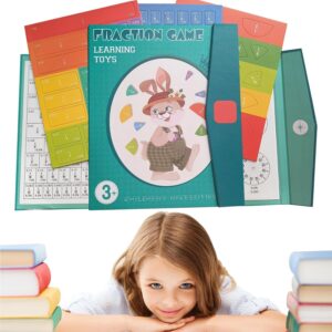 Magnetic Fraction Educational Puzzle