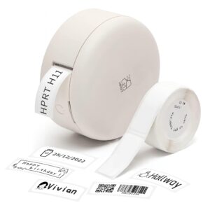 HPRT H11 Label Maker Machine - Bluetooth Handheld Label Printer with USB Charging