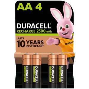 Duracell Rechargeable AA Batteries (Pack of 4)