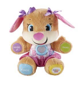 Fisher-Price Laugh & Learn Smart Stages Sis | Interactive Baby Toys 6 - 36 Months | Educational Toys for 1 Year Old Girls and Boys with Music and Lights | 1st Birthday Gifts