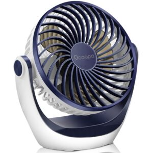 OCOOPA USB Desk Table Fan with Strong Airflow & Quiet Operation