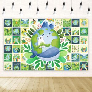 Earth Day Decorations Environmental Backdrop Earth Day Banner Eco Natural Party Favors Earth Day Decorations and Supplies for Home Party