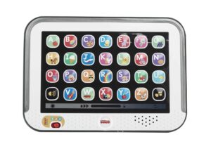 Fisher-Price Pretend Tablet Toddler Learning Toy with Lights Music and Smart Stages Educational Content