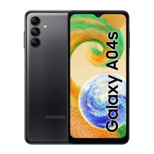 Samsung Galaxy A04s SM-A047F/DSN 16.5 cm (6.5") screen size Dual SIM 4G USB Type-C 3GBram 32GB storage 5000 mAh Black (Renewed)