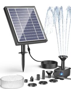 Biling Solar Water Fountain for Bird Bath