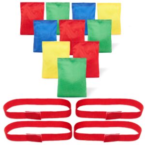 Garden Games Outdoor Play Equipment for Children Family Summer Kids Garden Toys Sports Day Kit Egg and Spoon Race Ring Toss Sack Race Bean Bag Toss Snakes and Ladders