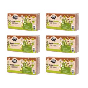 Coco & Coir 6 x 650g Organic Peat Free Compost Coco Soil. Reptile