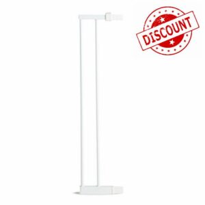 Munchkin Lindam 14 cm Pressure Fit Universal Stair Gate Extension (White)