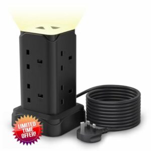 Extension Lead with USB Solts and Night Light