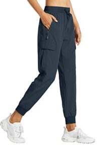 Libin Women's Cargo Joggers Lightweight Quick Dry Hiking Trousers Athletic Workout Lounge Casual Outdoo