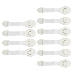 10-Pack Child Safety Cupboard Locks - Adjustable