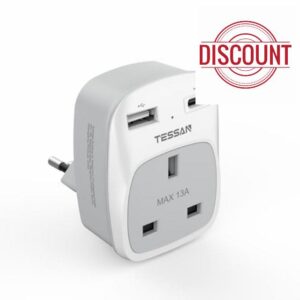 UK to Swiss Plug Adapter
