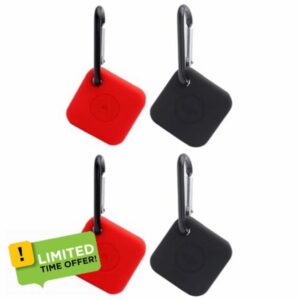 Angoily 4 Pcs Case Tile Case Usa Accessories Shell Item Case Tile Key Tile Case Cover with Clips Keychain Intelligent Pro Silicone Cove