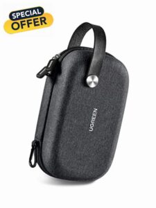UGREEN Portable Cable Organiser Bag Travel Electronics Organiser Small Gadget Cable Bag Cable Pouch