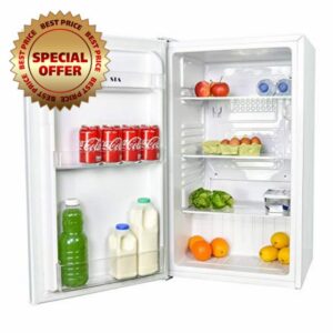 SIA LFS01WH 48cm White Freestanding 91L Under Counter Larder Fridge            [Energy Class F]
