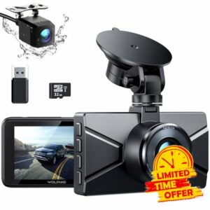 WOLFANG Dash Cam Front and Rear 2.5K