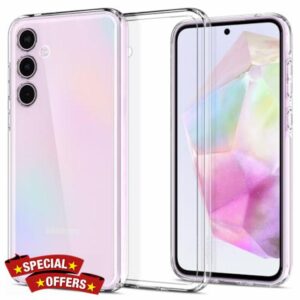 Spigen Ultra Hybrid Phone Case Compatible with Samsung Galaxy A35 5G - Crystal Clea