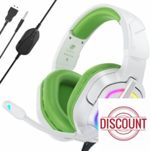 Fachixy「2024 New」FC200 Gaming Headset for PS4/PS5/PC/Xbox/Nintendo Switch