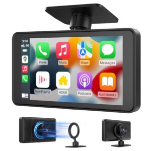 Portable Car Stereo with 2.5K Dashcam