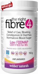 Webber Naturals The Right Fibre4 IBS Intestinal Discomfort 150 g