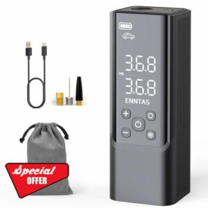 Enntas Tyre Inflator Portable Air Compressor Rechargeable