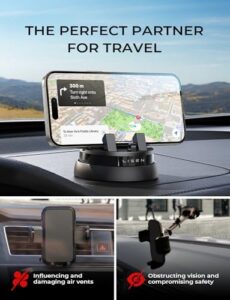 360° Rotatable Dashboard Phone Holder for Cars
