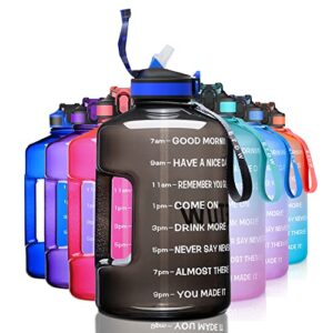 ETDW 3.78/2.2 Litre Water Bottle with Straw BPA Free