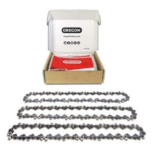 Oregon 3-Pack Pole Saw Chains for 8-Inch (20 cm) Bar -33 Drive Links – low-kickback chain fits Bosch