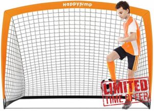 Happy Jump Football Goal Pop Up Football Net Post for Garden Training Festive Gif