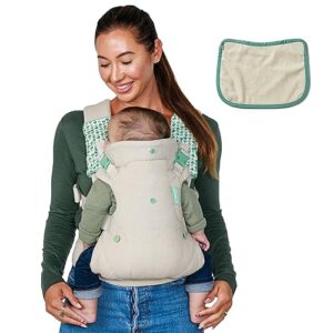 Infantino - Flip 4-in-1 Nature & Nurture Convertible Carrier - 4 Positions - Adjustable Lumbar - Waist Belt - Head Support - Ergonomic Seat - Padded Shoulder Straps - Recycled Materials - 1 Uni