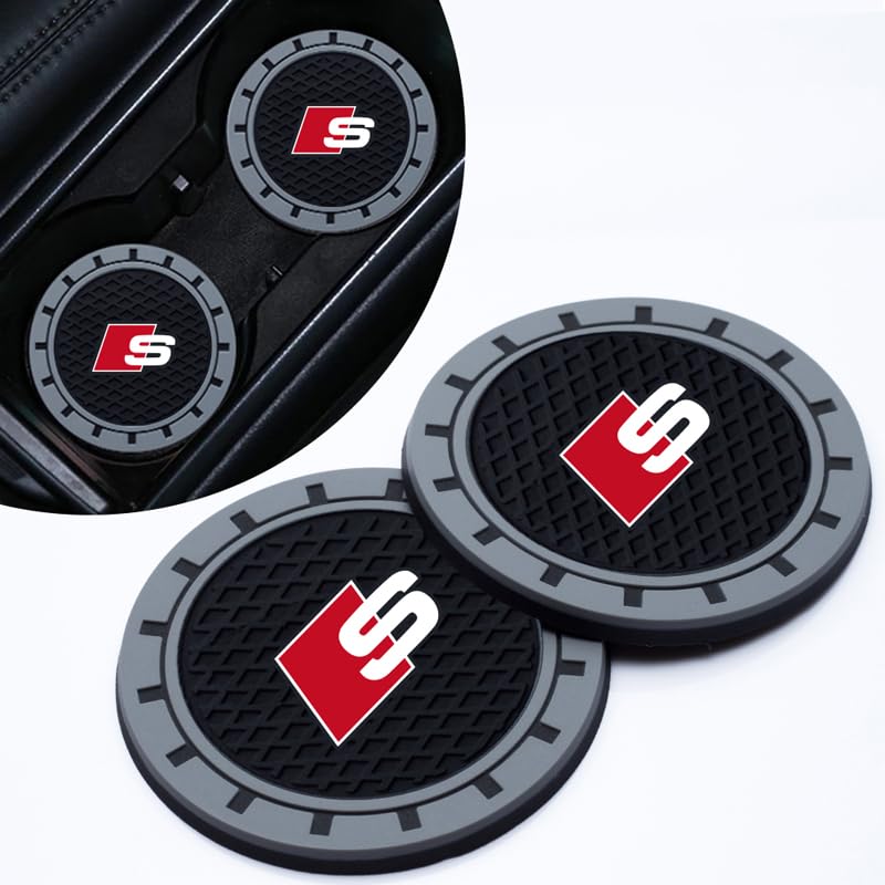UUFEAO for Audi S Line Car Cup Coaster