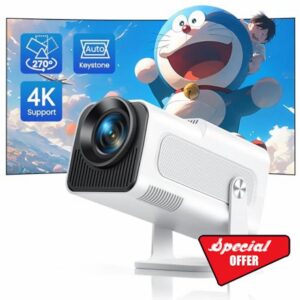 Mini Projector 4K Supported
