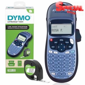 Dymo LetraTag LT-100H Handheld Label Maker | ABC Keyboard Label Printer with Easy-to-Use