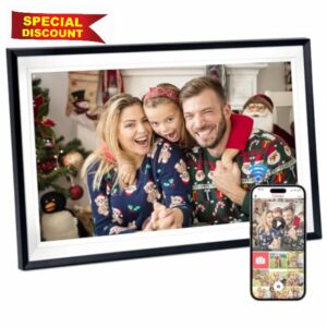 Hesmor Digital Photo Frame WiFi 15.6 inch - 1920x1080 FHD IPS Screen Touchscreen