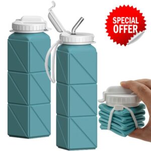 BEAUTAIL Collapsible Water Bottle with Straw