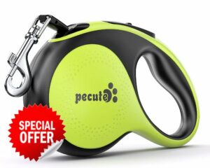 pecute Retractable Dog Leash 8m/26.2ft Dog Leash with No Knots Extended Leash