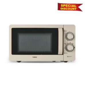 Tower T24042MSH Manual Microwave with Sleek Mirror Door