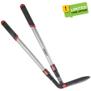 Darlac Telescopic Edging Shear – Garden Lawn Edging Shears with Extendable Handles & Razor-Sharp Blade – Adjustable to Any Gardener's Height – Lightweight Approx 1.2kg – Ideal for Trimming Lawn Edges