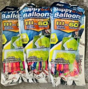111 PCS Self-sealing Multicolour Water Balloons | Self-tying