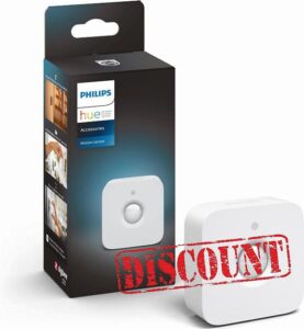 Philips Hue Indoor Motion Sensor with Wireless Control. Smart Lighting Accessory