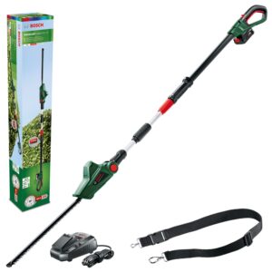 Bosch Lawn and Garden 06008B3070 Cordless Telescopic Hedge Trimmer UniversalHedgePole 18 (1 Battery