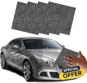 YYAOEMI 4 Pcs Nano Sparkle Cloth for Car Scratches