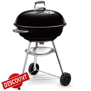 Weber Compact Kettle Charcoal Grill Barbecue